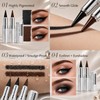 MooGlamor 2 Pcs Black Eyeliner Gel Pen Eyeshadow Stick