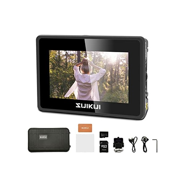 SUIKUI RH35 Unlimited Recording Camera Monitor 1080P 30FPS Capture and