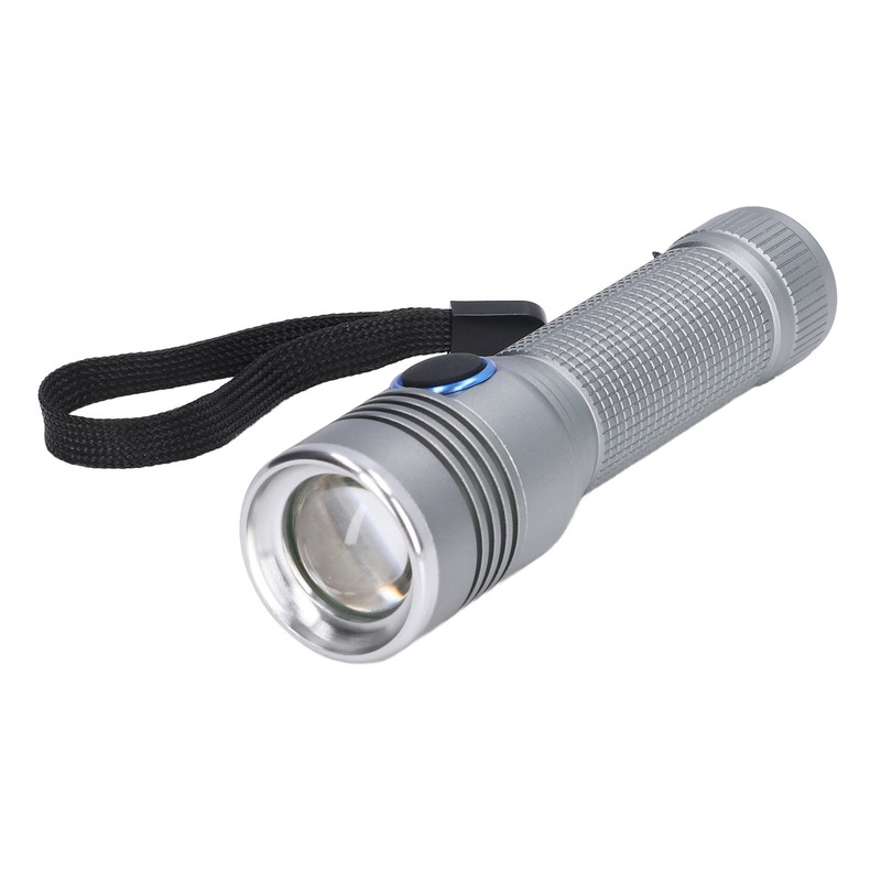 LED Flashlight Telescopic Zoom Protective Function Aluminum Alloy Barrel 2000LM