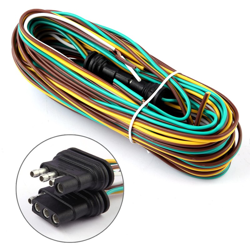 12V Trailer Led Light Kit, 2x Square Led Stop Turn