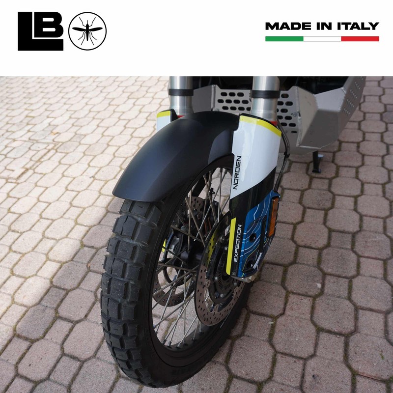 labelbike - 3D Motorcycle Mudguard Sticker Compatible with Husqvarna Norden