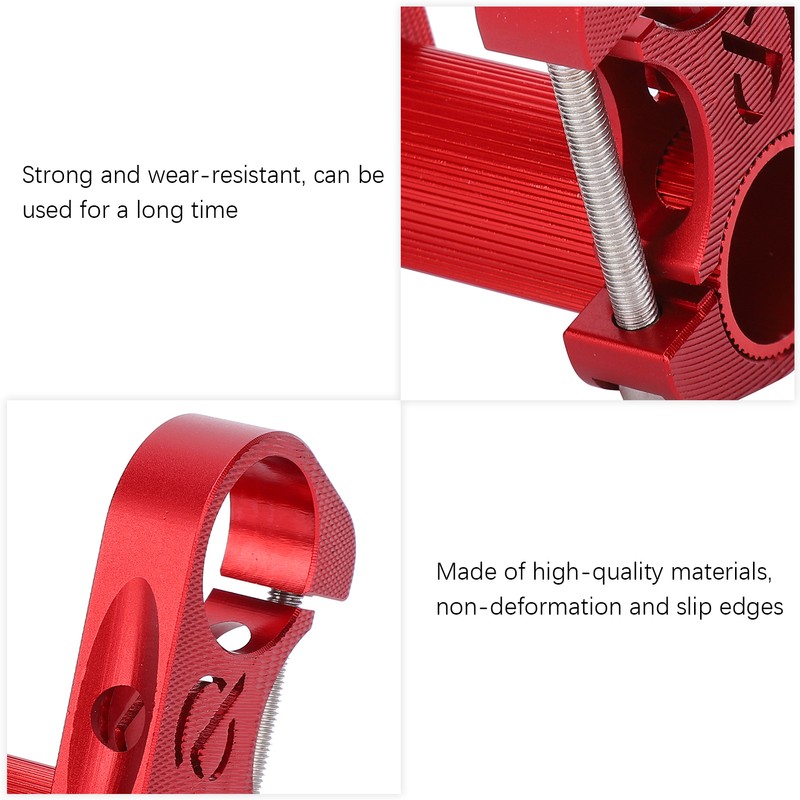 Bicycle Double Stem Riser 25.4MM Folding Bike Aluminium Alloy Adjustable