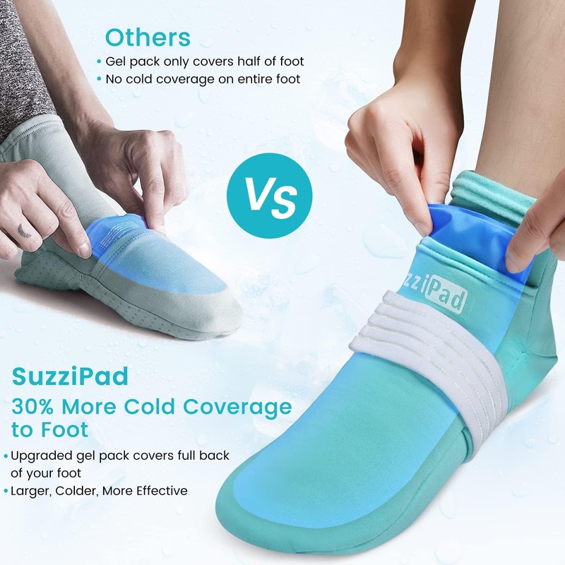 SuzziPad XL Cold Gloves for Chemotherapy, Cooling Socks, Hand and