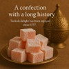 Hazer Baba Turkish Delight Candy with Rose Petals, Gourmet Snack