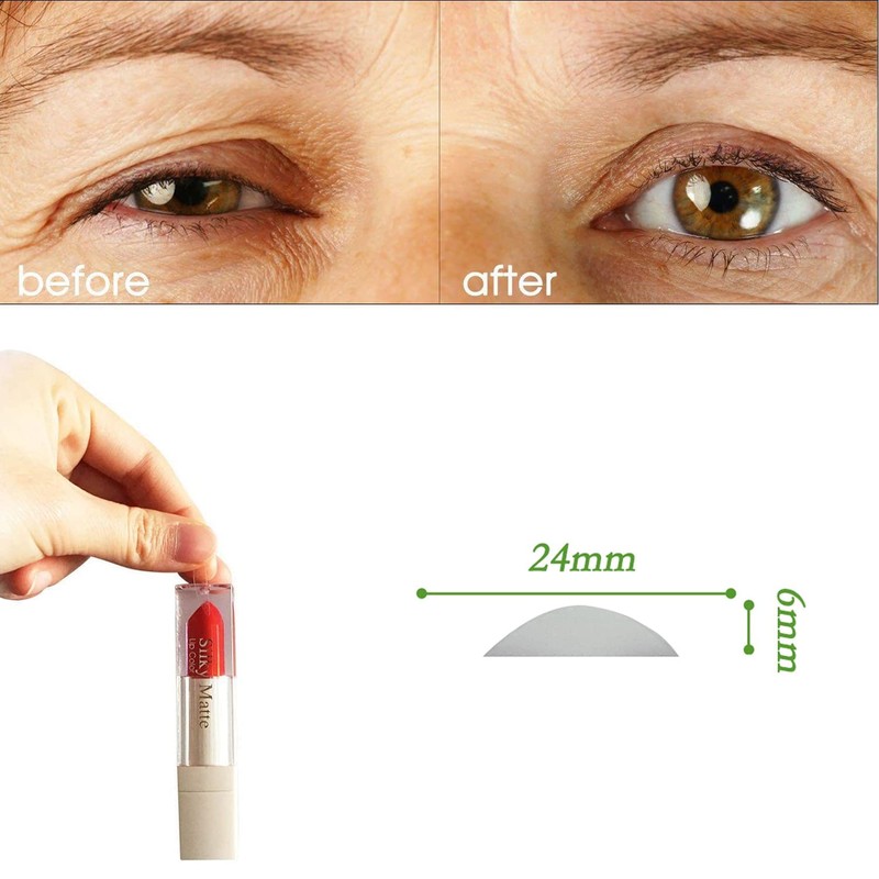 260pcs 6MM Invisible Eyelid Tape Instant Eye Lift Strips, One-sided