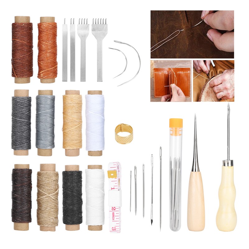 Leather Sewing Set DIY Leather Stitching Repair Kit Working Supplies