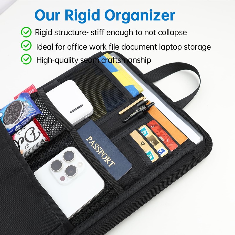 DELTAMANN Slim Rugged Backpack Organizer Insert for Business Casual Men