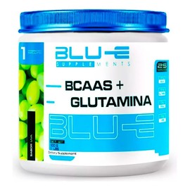 Aminoácidos Bcaas  Glutamina Blue 1kg Varios Sabores