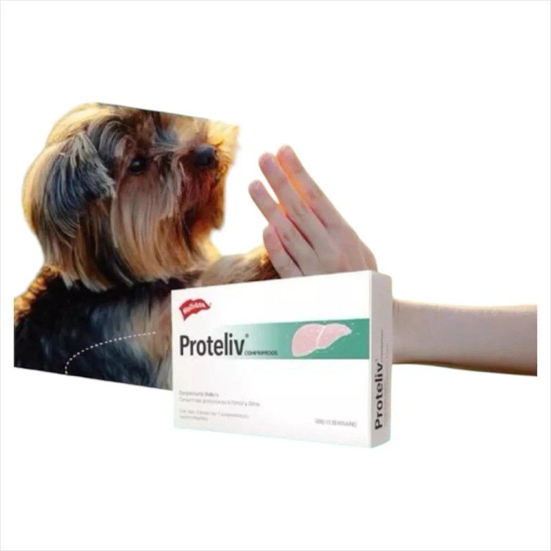 Proteliv, Protector Hepatico 21 Tab. Perro Y Gato, Holliday