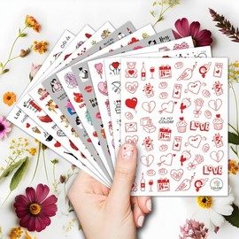 [Overseas] Nail Art Sticker Character Nail Sticker Nail Material Hot Sale Ca Simulation Valentine's Day Four Free Size/CA7 53 50ea