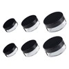 Yitexin 6 Pieces 3 Size Plastic Loose Powder Containers, Refillable