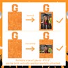 Cheereveal Congrats Grad Photo Banner Orange Blue, Graduation Photo Prop