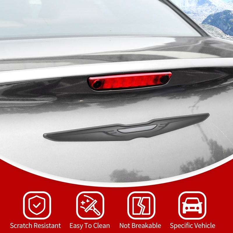 JeCar Front Bumper Grille Rear Trunk Emblem Badge Trim Cover