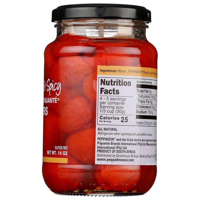Peppadew Piquant Mild / Sweet Peppers 400g - Pack of