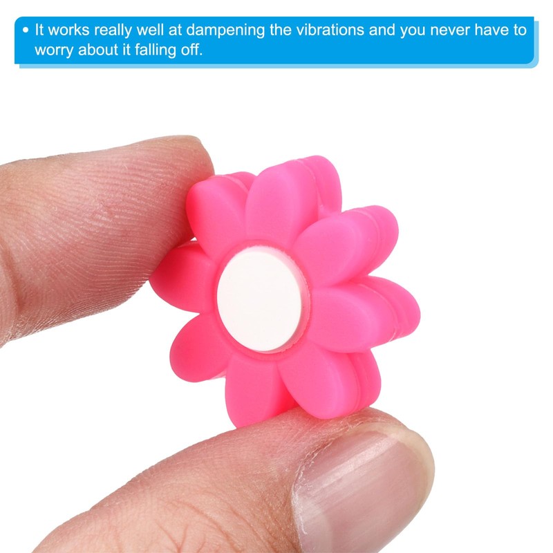 PATIKIL Tennis Racket Vibration Dampener, 10 Pack Soft Silicone Racquet