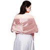 Satin Scarf Long Lightweight Shawls for Women(DDNPJ1) (Blush)