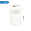 sourcing map 40mm PVC Pipe Coupling Adapter, 2 Pcs Pipe