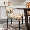 wefrea Fall Chair Covers Set of 6 Gnome and Pumpkin