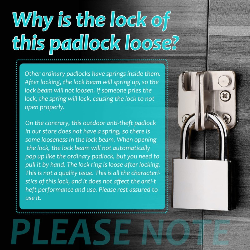 MroMax 3 x Padlock with Keys, Rustproof, Waterproof, Outdoor Steel