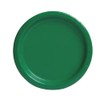 Emerald Green Solid Round Dinner Paper Plates - 9" (8