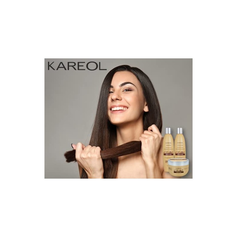 Keratina Kit · Restaura Fortalece Y Nutre · Shampoo, Acondicionador
