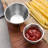 14 Pack 5 oz Ramekin Stainless Steel Condiment Sauce Cups,