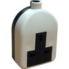 White High Impact Extension Single Socket / Heavy Duty Electrical