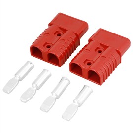 HEITIGN 12 * 9 * 3 2pcs 175A 600V Red Battery Quick Connect Plug Winch Connector Plug with 4 Accessories anderson connector 175a 2 4 175a-600v 4 awg