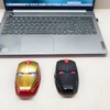 WUQIDA Cool Wireless Mouse with Unique Futuristic Armor Design, a