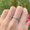 SHELOVES Stacking Eternity Rings for Women 925 Sterling Silver Wedding