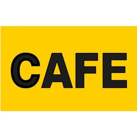 Gemelolandia | Pack 5 stickers CAFE 10x6 cm | Stickers To Decorate All Types of Surfaces