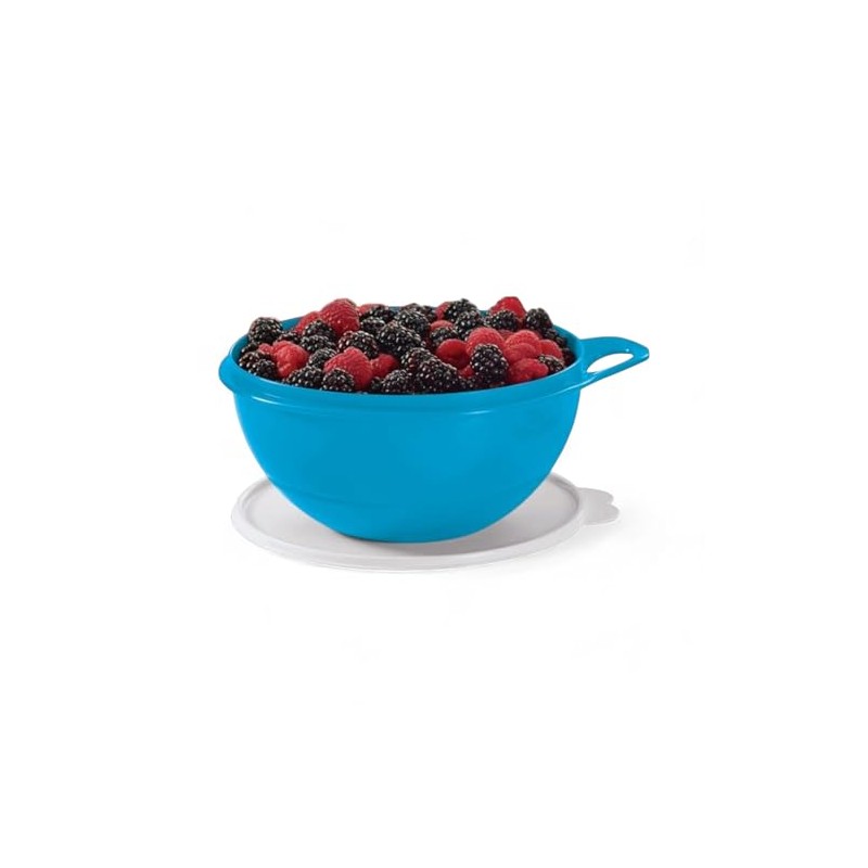 Tupperware Thatsa Bowl Jr 12 Cup Mixing Bowl Taffy Blue