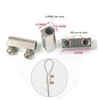 20Pcs Upgraded wire Rope cable clamps single/hole cable clamps (3.0mm