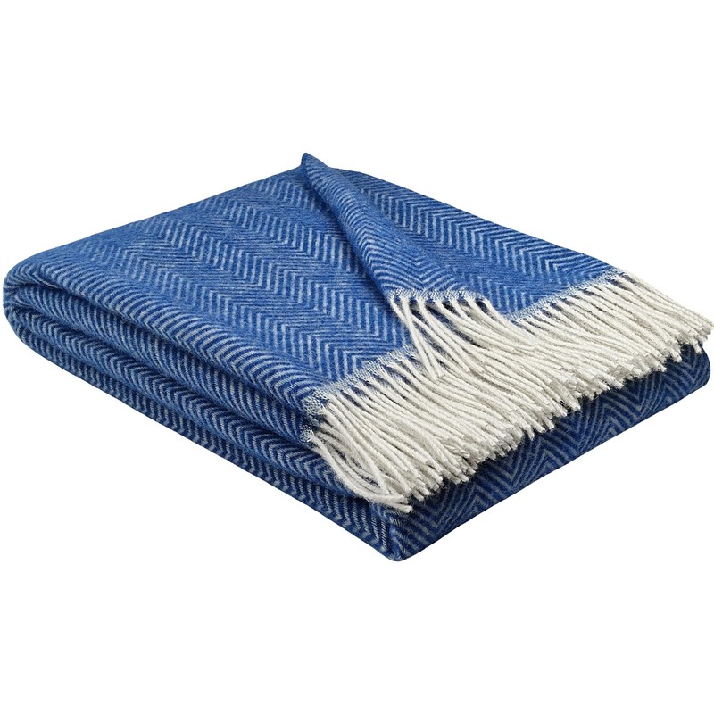 STTS International Tirol Wool Blanket, 100% Virgin Wool, Throw, 140