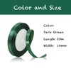 Dark Green 10 mm Satin Ribbon 23 Metres, Polyester Ribbon,