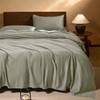 EVERLY King Sheets Set,Luxuriously 400 Thread Count Organic Rayon Derived