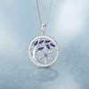 YL Tree of Life and Snowflake Necklace 925 Sterling Silver