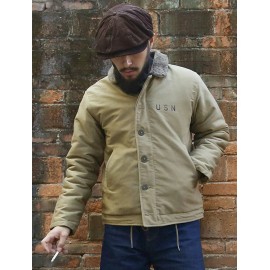 Bronson Vintage Corduroy Flat Cap Winter Classic Men's Newsboy Hat Driving Brown