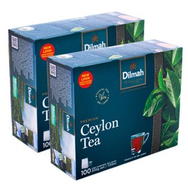 Dilmah Premium 100 Tea Bags x 2 Pack =(Total 200 Bags)