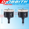 2" Diamond Hole-Saw Bits with Pilot Drill Bit - 2pc