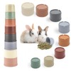 8 PCS Stacking Cups, Rabbit Stacking Cups, Stacking Cups for
