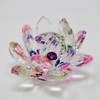 Feng Shui Crystal Lotus Flower 3.2" SKU:X9013