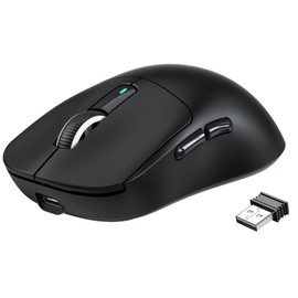 A.JAZZ x ATTACK SHARK X3 Gaming Mouse, Ultra Lightweight Mouse, Wireless 2.4 G/Bluetooth/Wired Type-C Mouse, Original PAW3395 Sensor, Highest Class Accuracy, 26000 DPI Support, DIY Portable, TTC