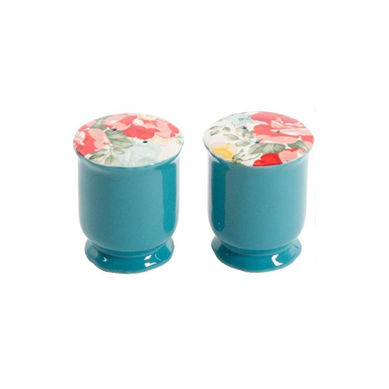 The Pioneer Woman Vintage Floral Ceramic Salt and Pepper Shaker
