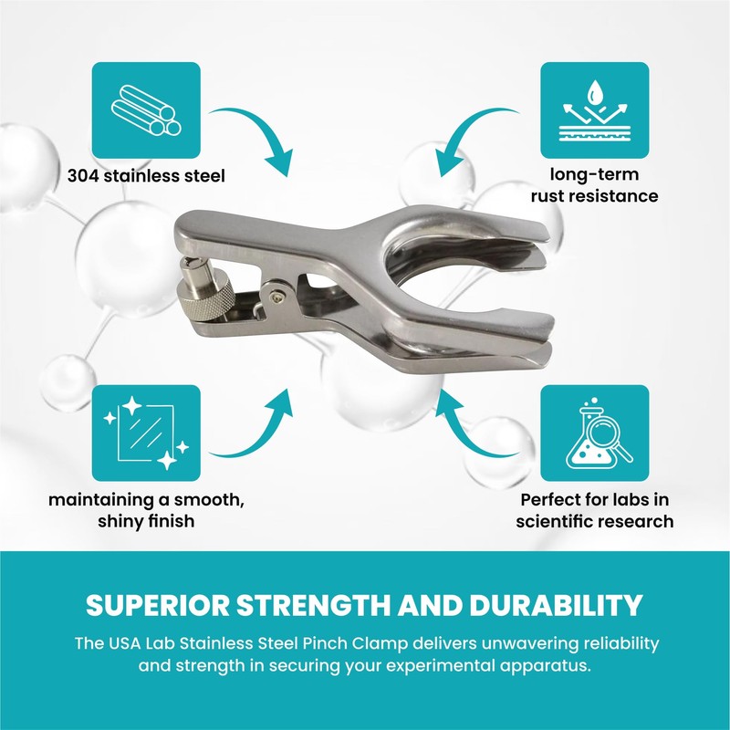 USA Lab Stainless Steel Pinch Clamp S35 & S50 -