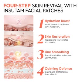 Insutam Forehead Wrinkle Patches for Anti-wrinkles: Overnight Face Wrinkles Patches to Lift Smile Lines for Women (ROSE GOLD)