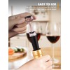 Rechargeable Electric Wine Gift Set - Aerator, Vacuum Stoppers, Foil