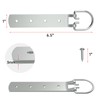 2 PCS Heavy Duty Picture Hangers Large D-Ring Hanger for
