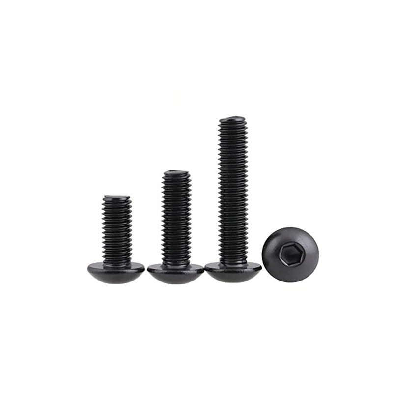 (20Pcs M6*20)5/20 Pcs M6 10mm-50mm Black Stainless Steel Socket Head