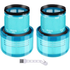 2 Pack Vacuum Filters Replacement Parts Compatible with Dyson V15 Detect, V15 Detect +, V11 Torque Drive, V11 Animal, SV14 Detect Cordless Vacuum, Compare to Part 970013-02